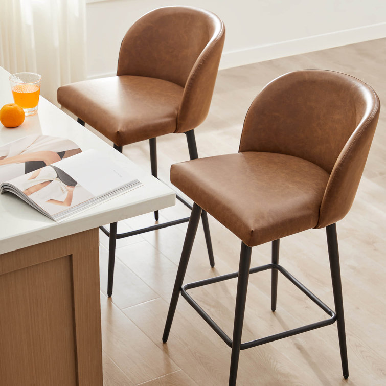 Bucket style best sale bar stools